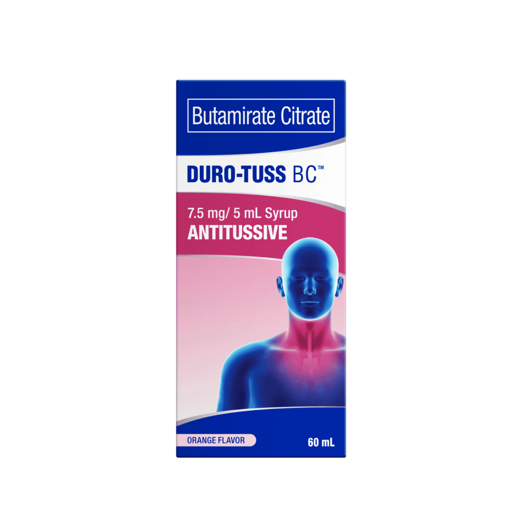 Butamirate Citrate (DURO-TUSS<sup>®</sup>  BC) 7.5 mg / 5mL 60ml Syrup
