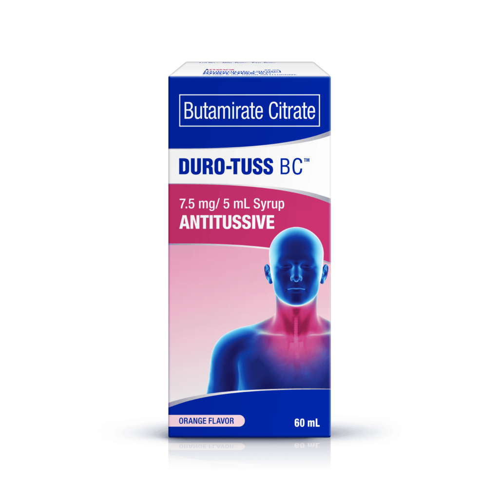 Butamirate Citrate (DURO-TUSS<sup>®</sup>  BC) 7.5 mg / 5mL 60ml Syrup