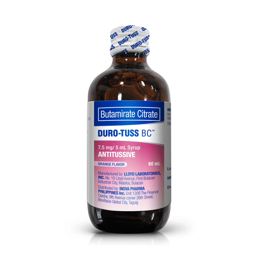 Butamirate Citrate (DURO-TUSS<sup>®</sup>  BC) 7.5 mg / 5mL 60ml Syrup