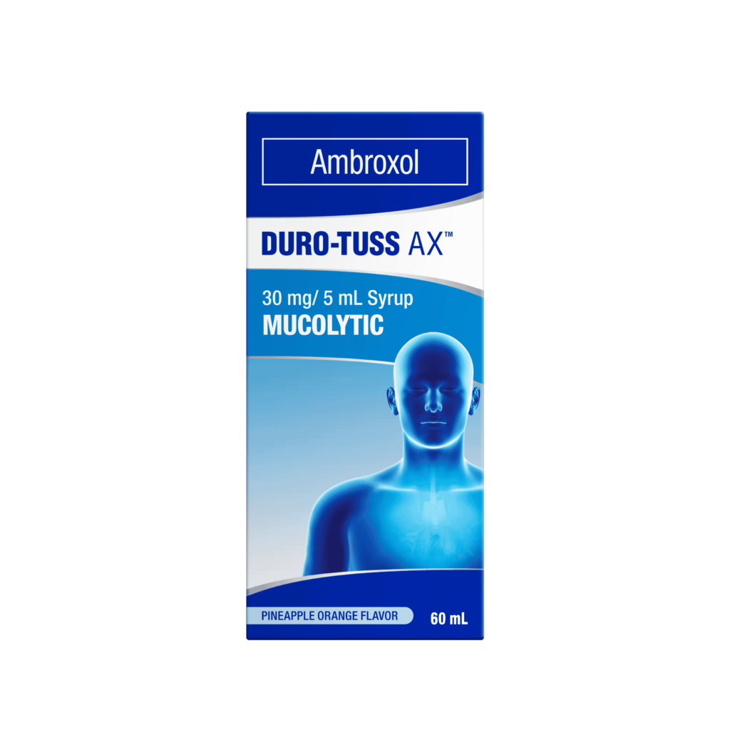 Ambroxol Hydrochloride  (DURO-TUSS<sup>®</sup> AX) 30mg /5mL  60ml Syrup